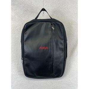 Moleskine Backpack Black Soft Touch Red Avaya Logo Laptop Travel‎ Bag